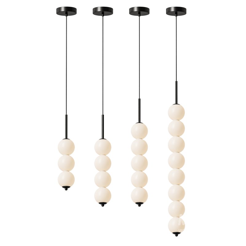 Nordic Brass Spherical Pendant Light - Image 2