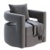 Kenneth Swivel Chair, Grey - Thumbnail 2