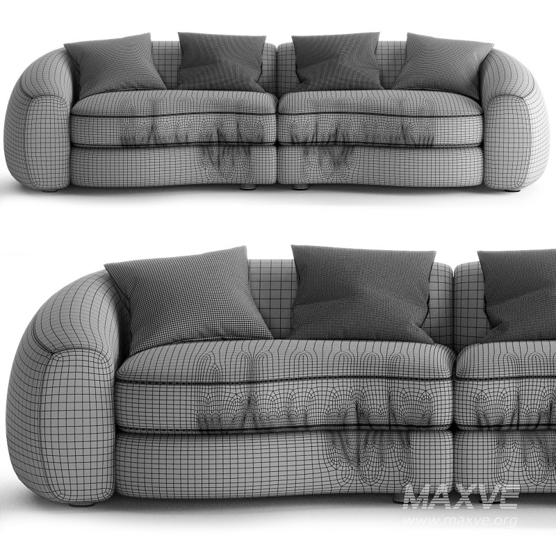 Fable Performance Fabric 3 Seater Sofa - Image 6