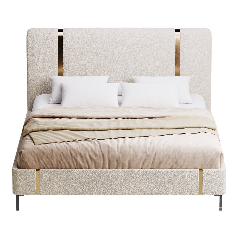 Solid Color Sponge Rectangle Natural Pallet Bed - Image 4