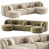 U-shaped sofa Miley - Thumbnail 1