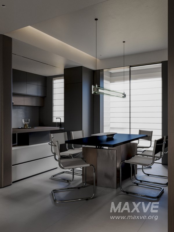 Modern living and dining room - Image 3