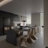 Modern living room dining room kitchen - Thumbnail 3