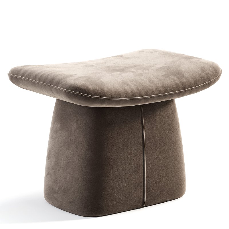Modern Microfiber Leather Fabric Makeup Stool - Image 5