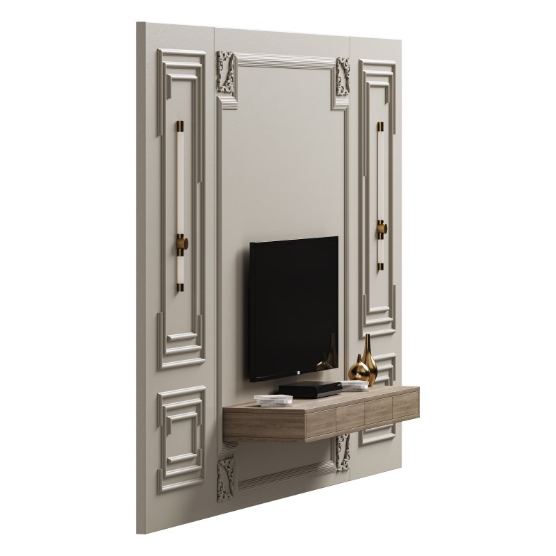 Modern TV Wall 08 - Image 7