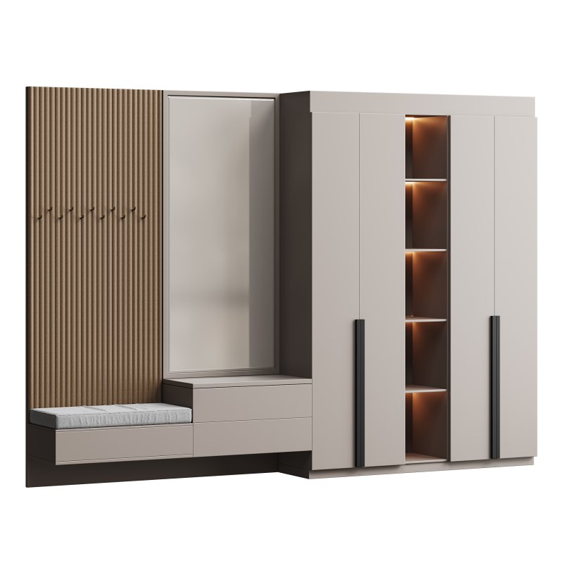 Hallway area with a minimalistic hanger 3 - Image 4