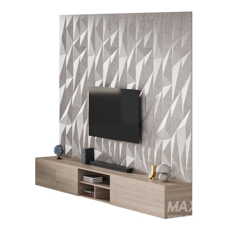 Modern TV Wall 021 - Image 8
