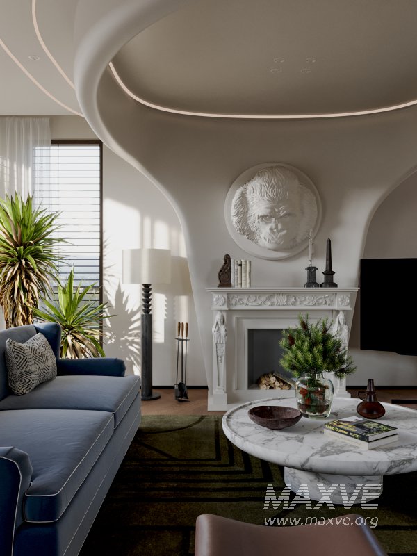 Classic luxury living room scene - Image 5
