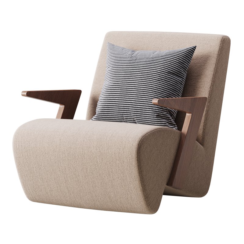 Modern Upholstered Lounge Chair - Image 11