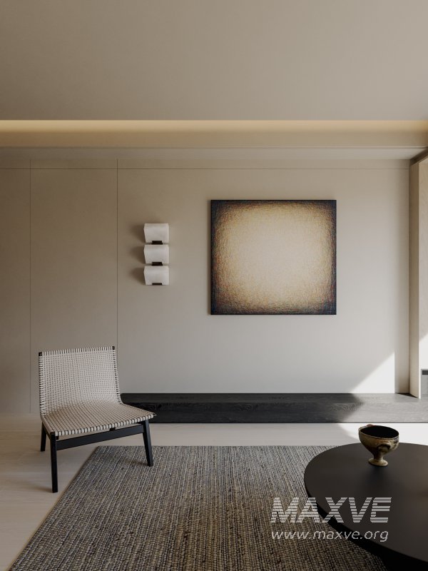 Wabi-sabi living and dining room - Image 5