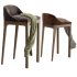 Bellagio Low Back Ash Wood Bar Stool - Thumbnail 2