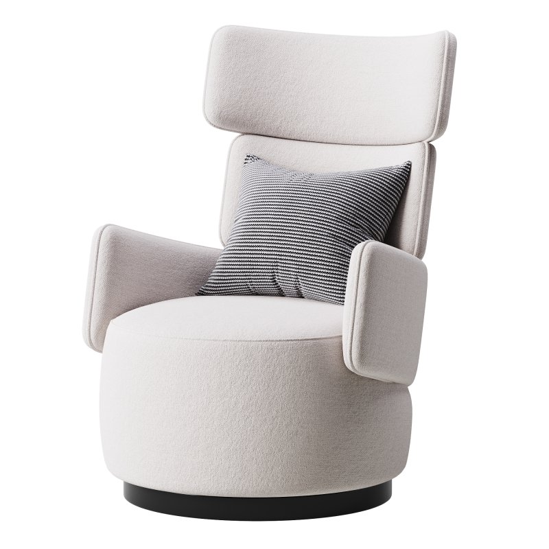 Boris Beige Armchair - Image 10