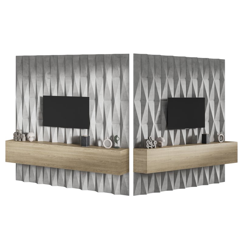 Modern TV Wall 018 - Image 8
