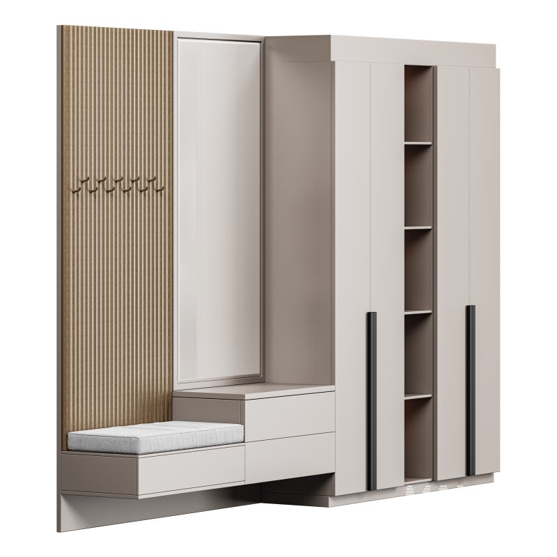 Hallway area with a minimalistic hanger 3 - Image 2