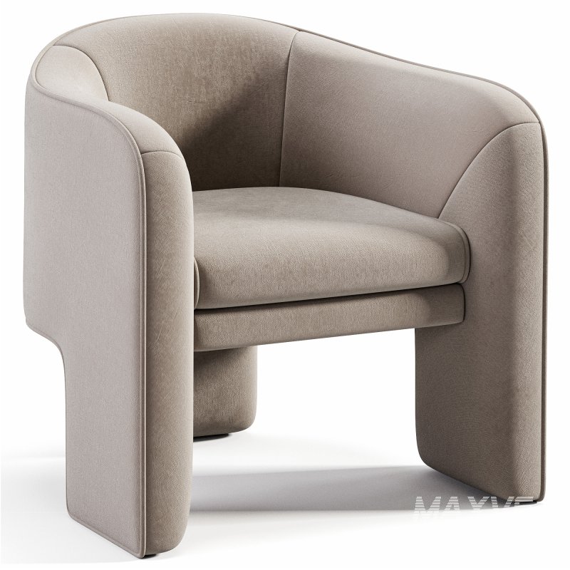 Esther Cream Boucle Armchair By Koalaliving - Image 3