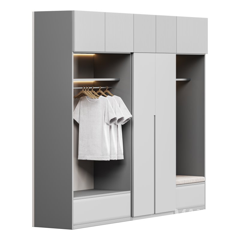 Hallway area with a minimalistic hanger - Image 2