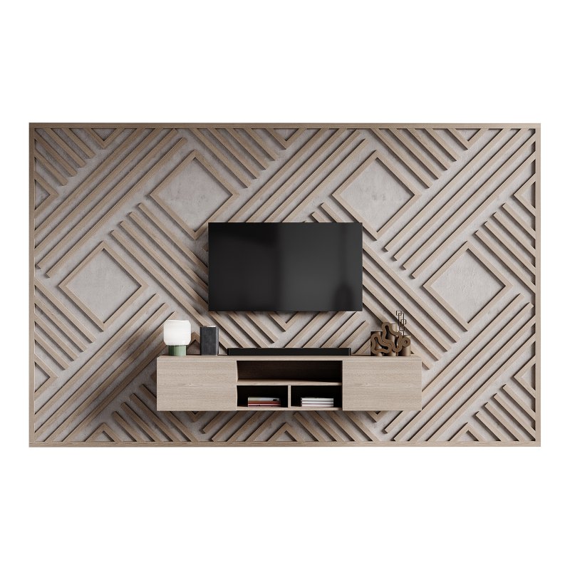 Modern TV Wall 020 - Image 2