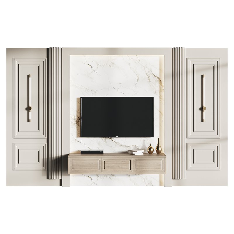 Modern TV Wall 07 - Image 8