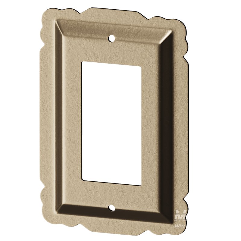 Switchplate Black Steel SIngle GFI RSF Wall Mount - Image 12