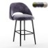 2 Pieces Camarda Boucle Counter Stool - Thumbnail 3