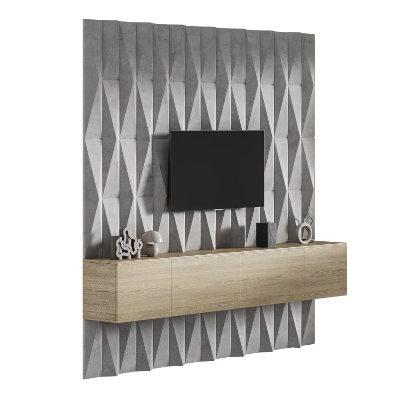 Modern TV Wall 018 - Image 2