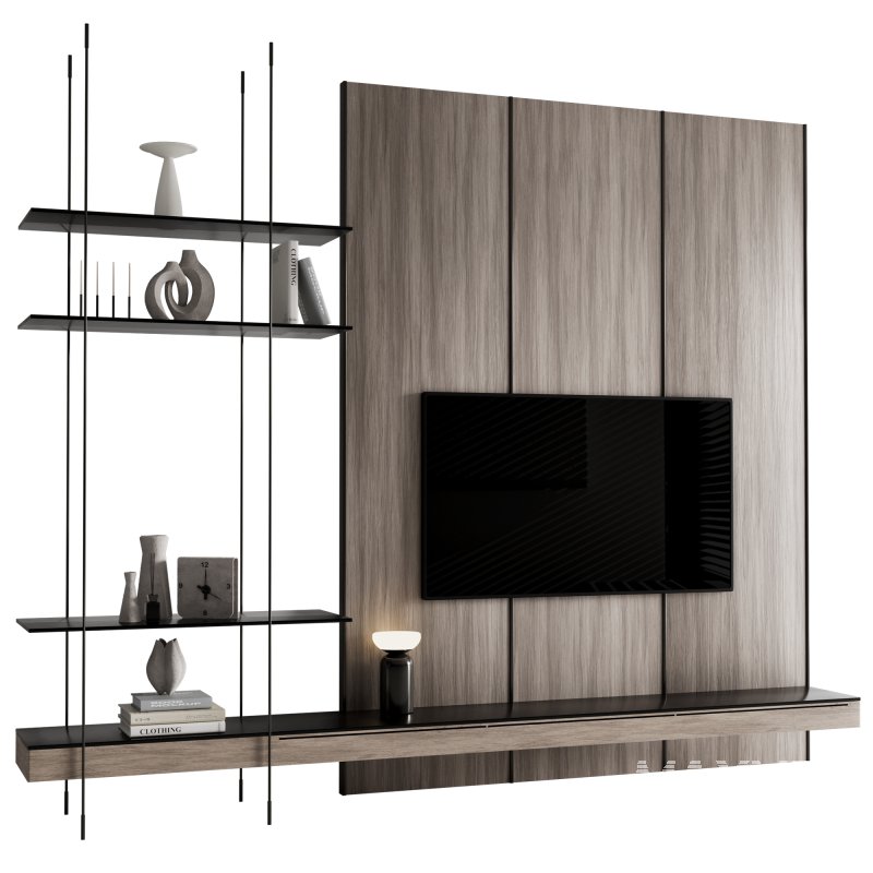 Tv wall set08 - Image 4