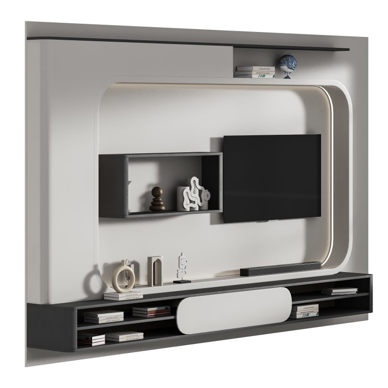 Modern TV Wall 023 - Image 6