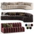 Marlow Performance Boucle Armless 2 Seater Sofa - Thumbnail 1