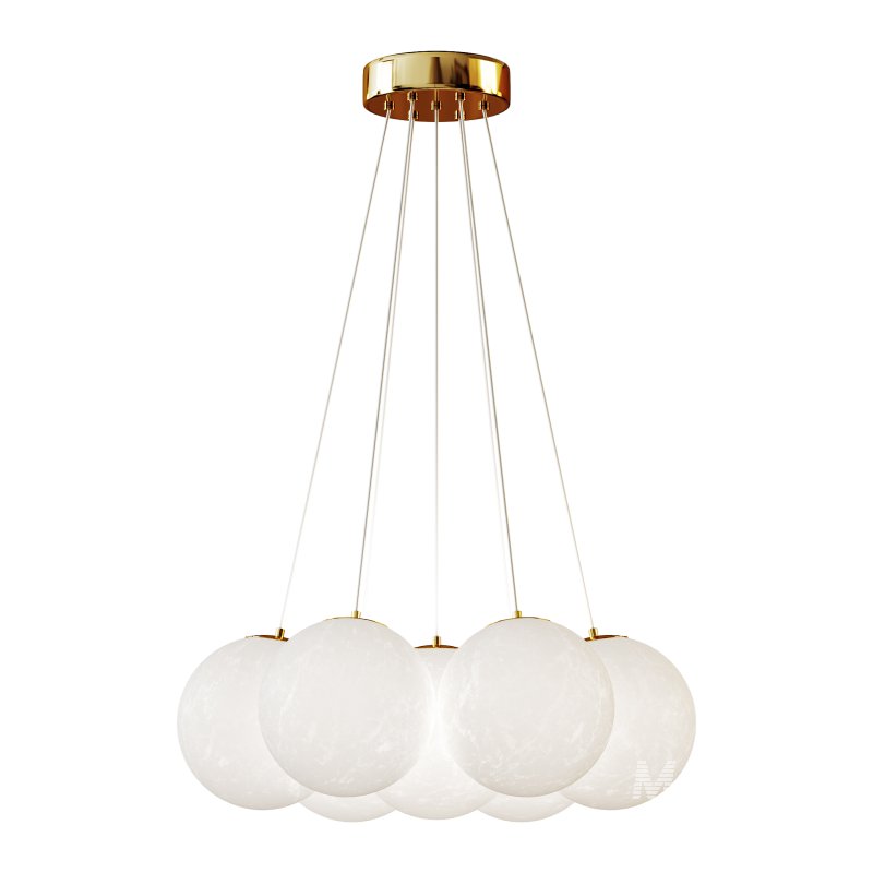 Glass Bubble Chandelier - Image 4