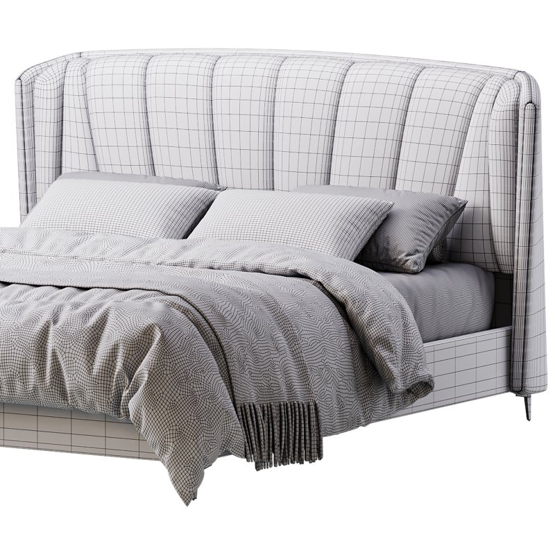 Wingback Headboard Bed - Image 15