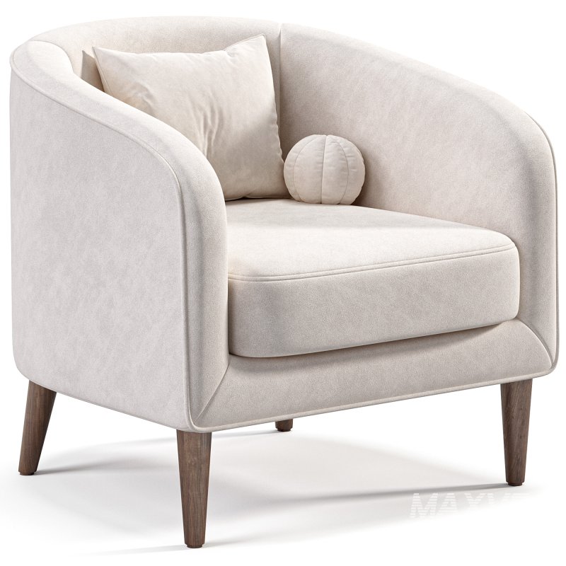 Dolores Upholstered Armchair - Image 2