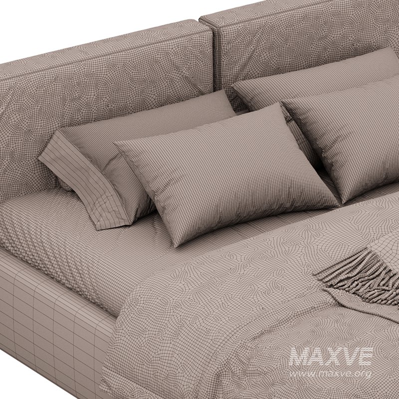 Foster Bed 180 Velvet Smoke - Image 15