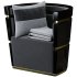 Flavius Dining Chair Black Lacquer - Thumbnail 3