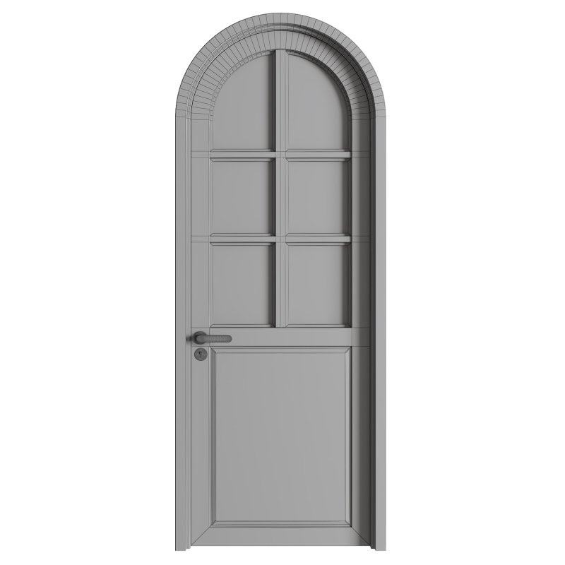Arched Wooden Door 06 - Image 4