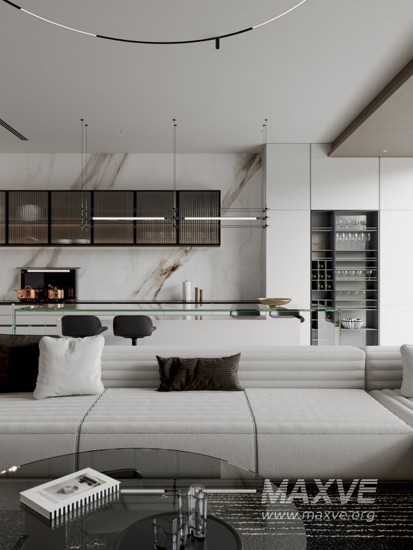 Modern living and dining room - Image 9