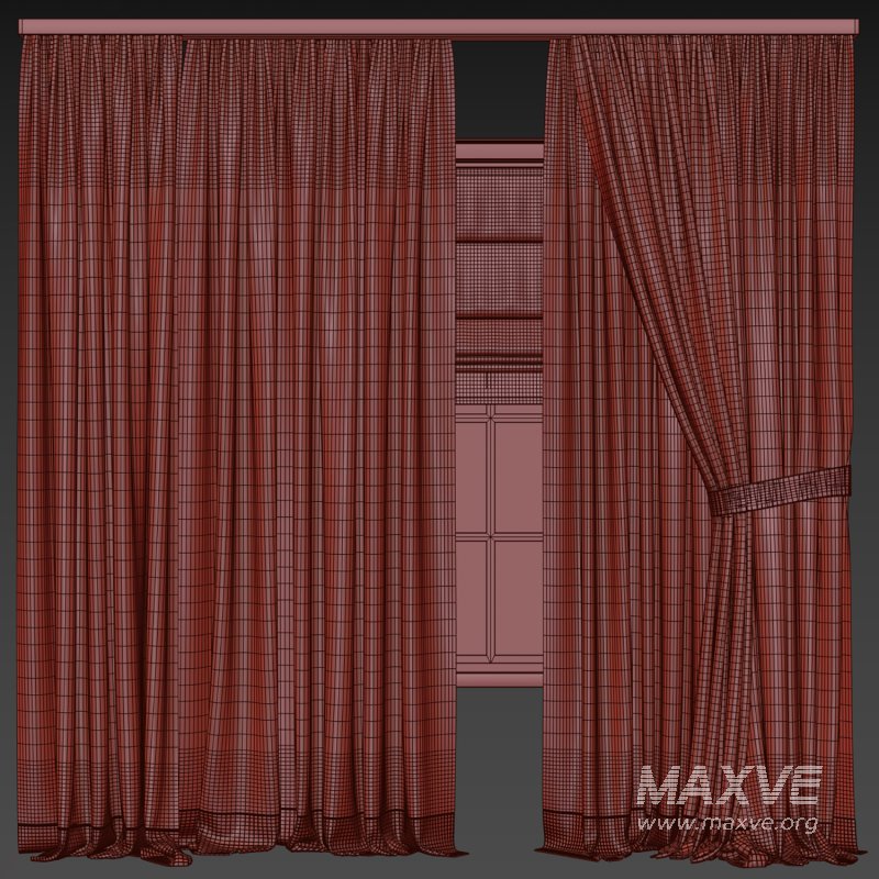 Soft Linen & Sheer Drapes with Roman Blind - Image 2