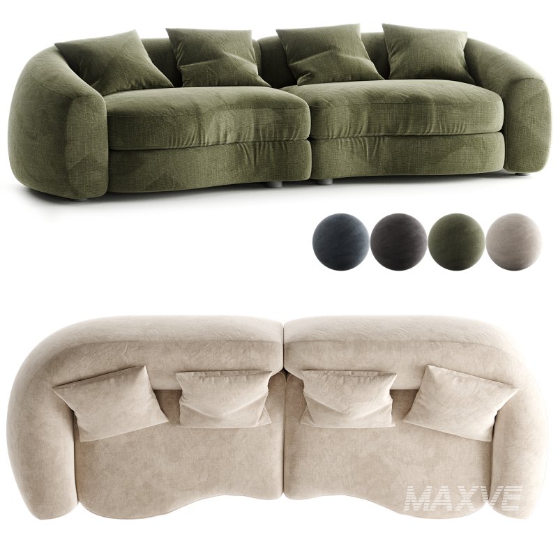 Fable Performance Fabric 3 Seater Sofa - Image 7