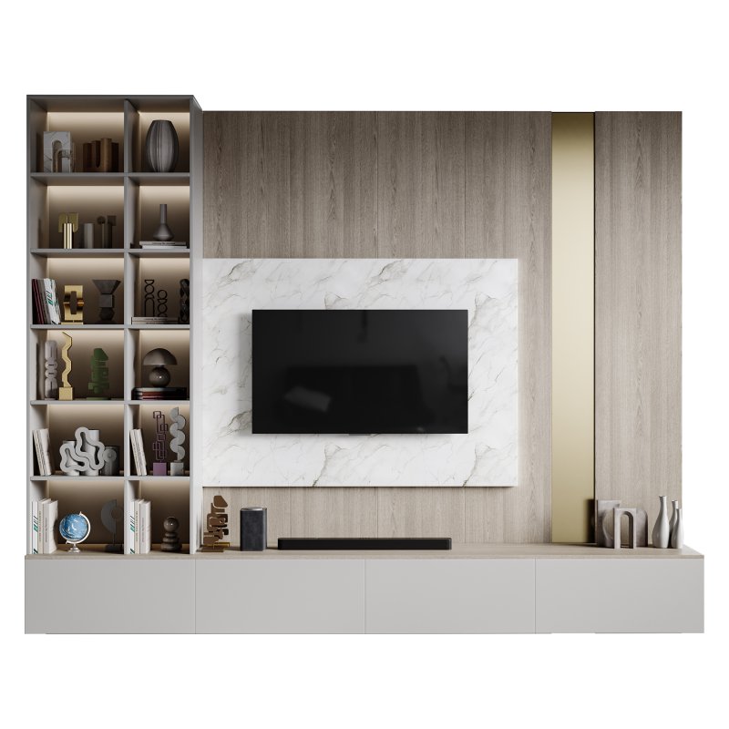 Modern TV Wall 039 - Image 2