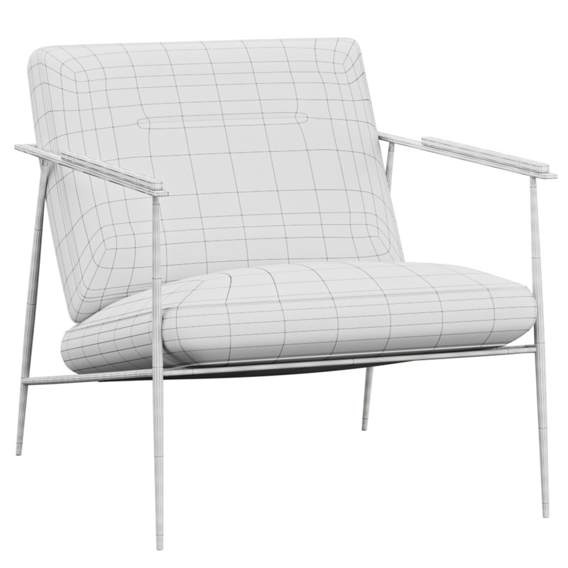 Brussels Armchair Grey - Image 3