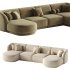 U-shaped sofa Miley - Thumbnail 4