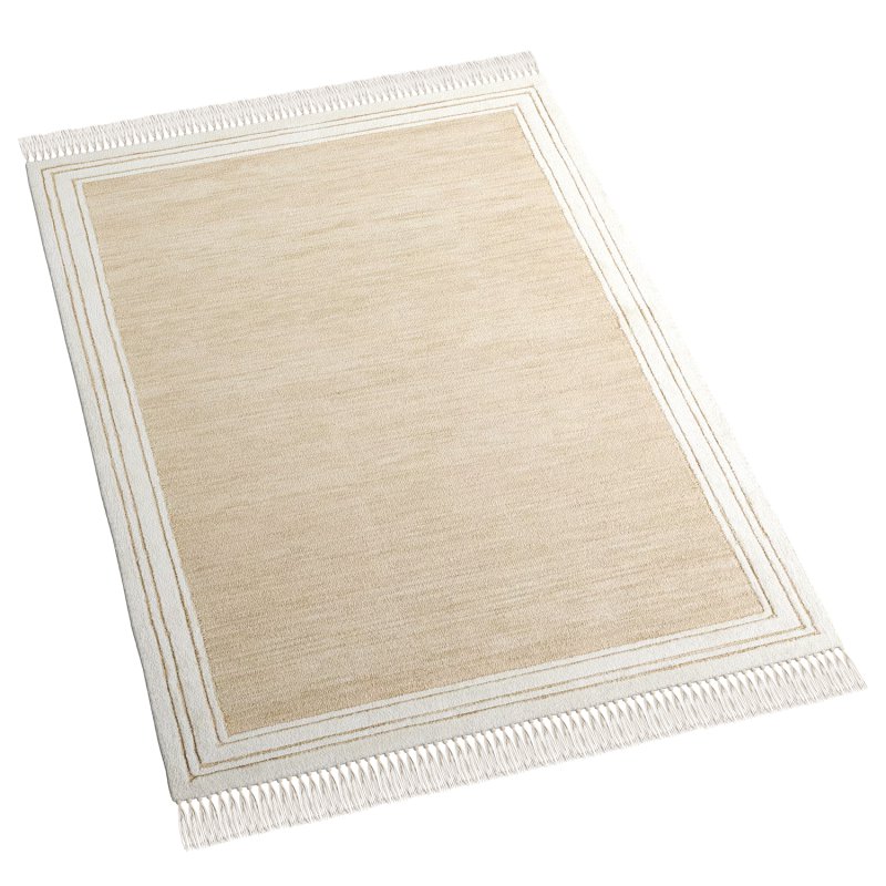 Wool Blend Tufted Tassel Rug - Image 2