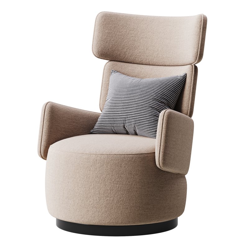 Boris Beige Armchair - Image 14