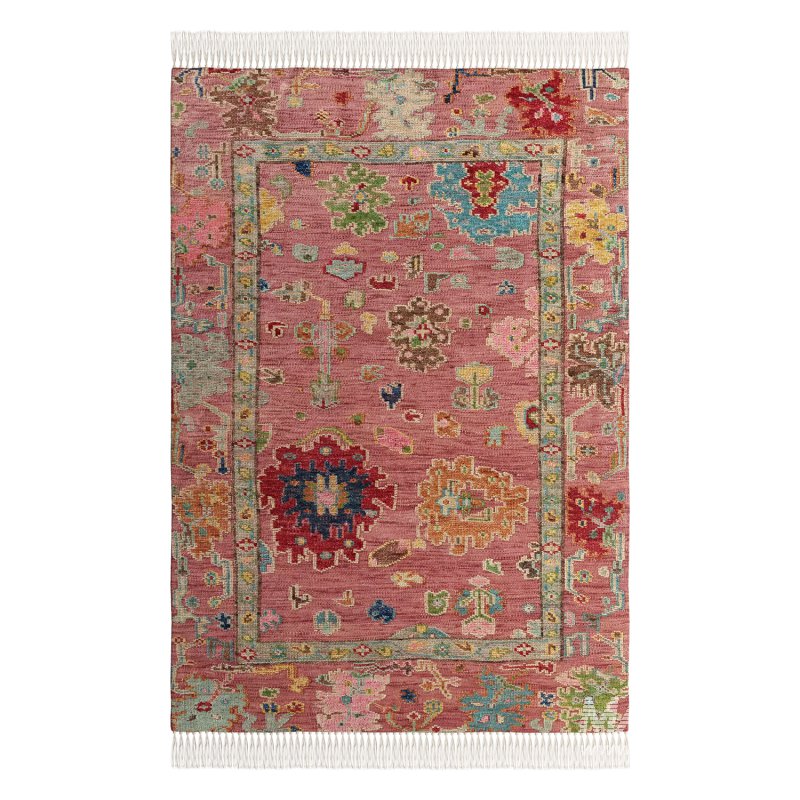 Wool Blend Tufted Tassel Rug - Image 3