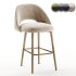 2 Pieces Camarda Boucle Counter Stool - Thumbnail 2