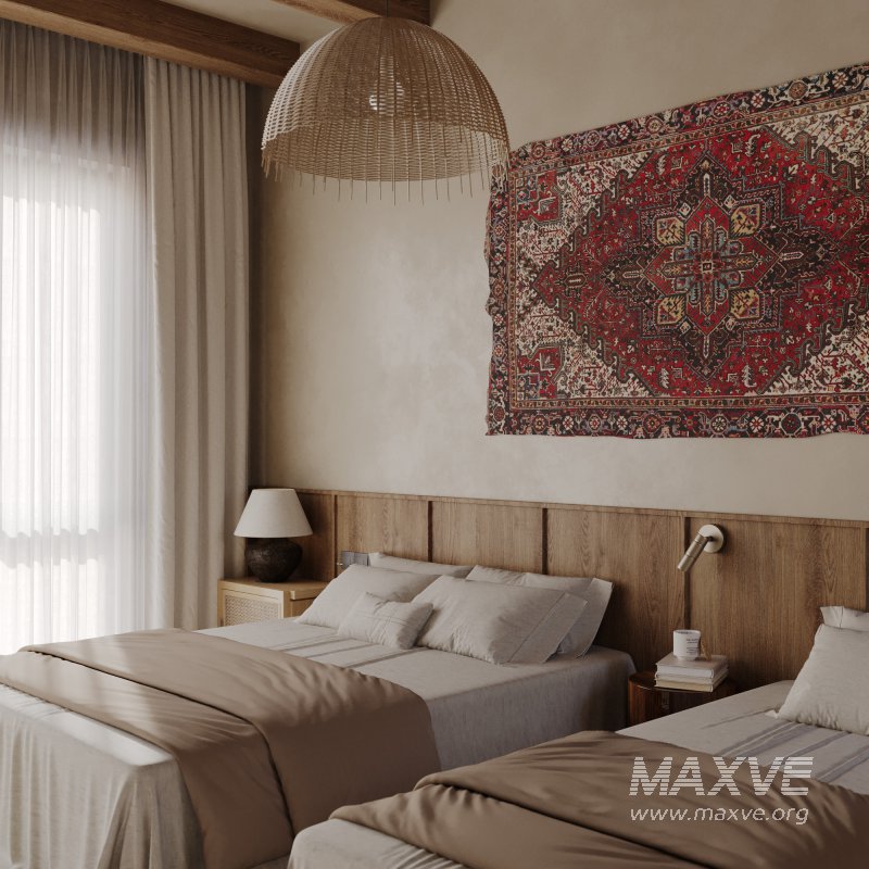 Wabi Sabi double bedroom - Image 2