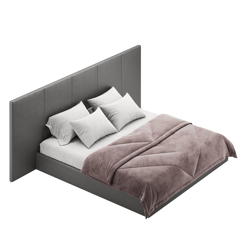 Charcoal Velvet BED - Image 4