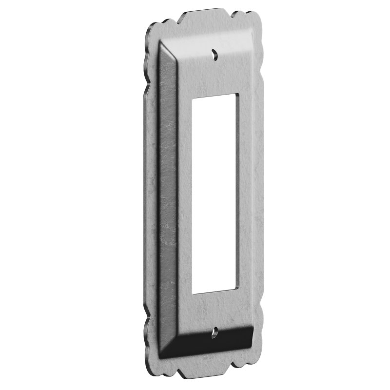 Switchplate Black Steel SIngle GFI RSF Wall Mount - Image 8