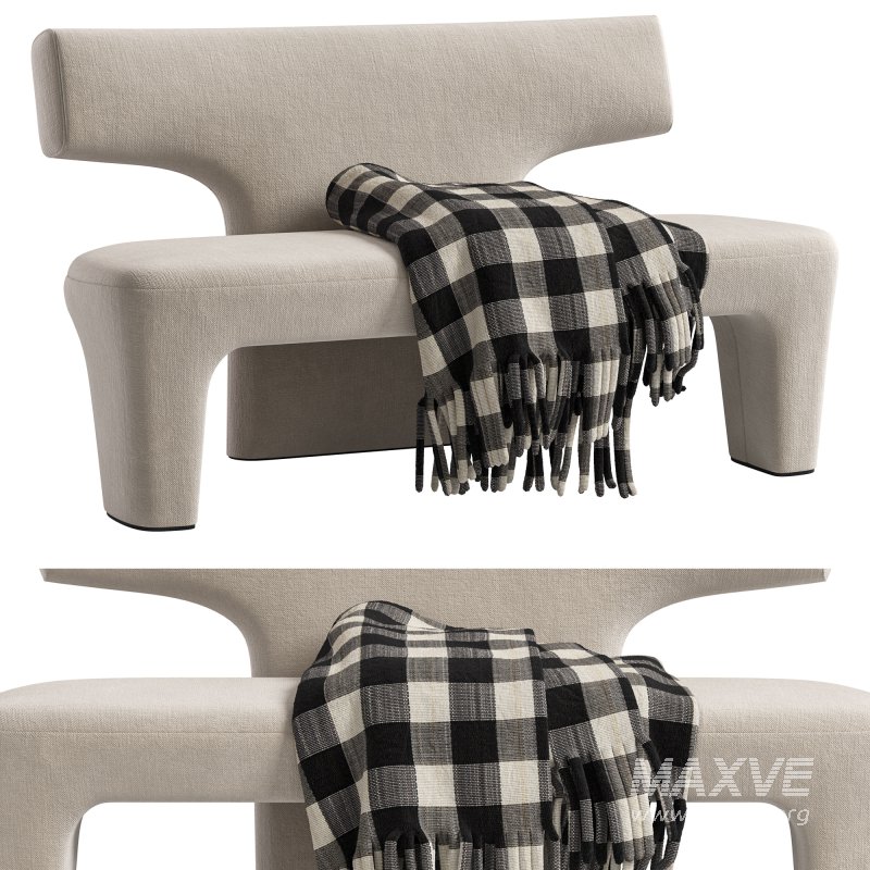 Armless Sofa FURNITURE By LITHO - Image 5