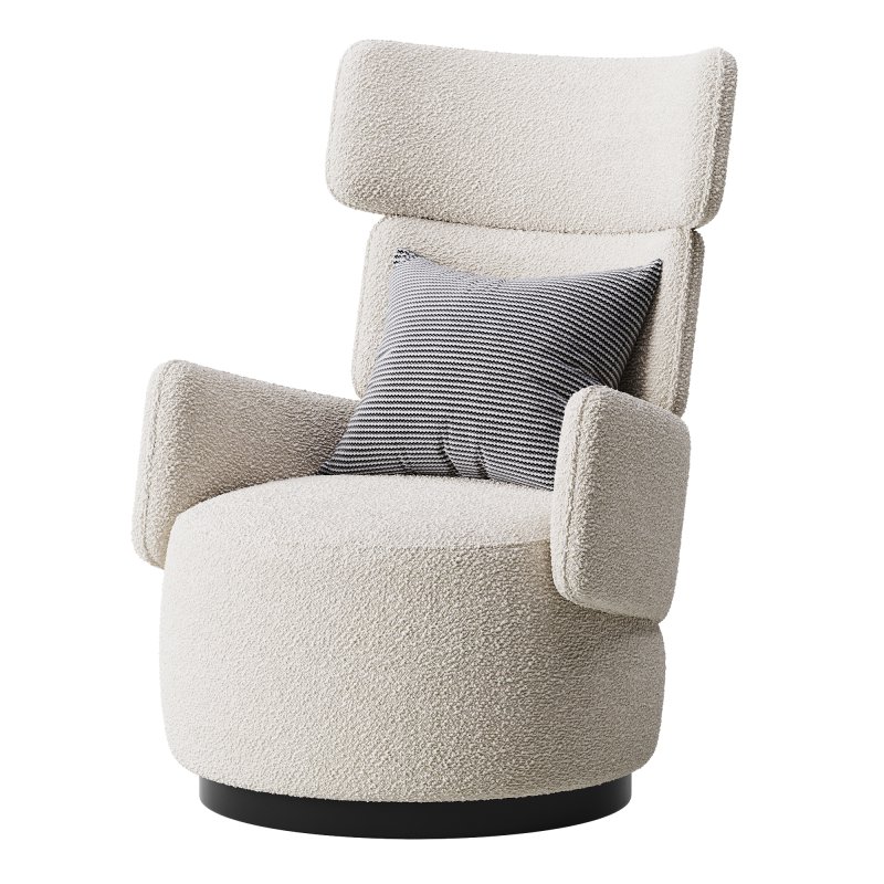 Boris Beige Armchair - Image 13
