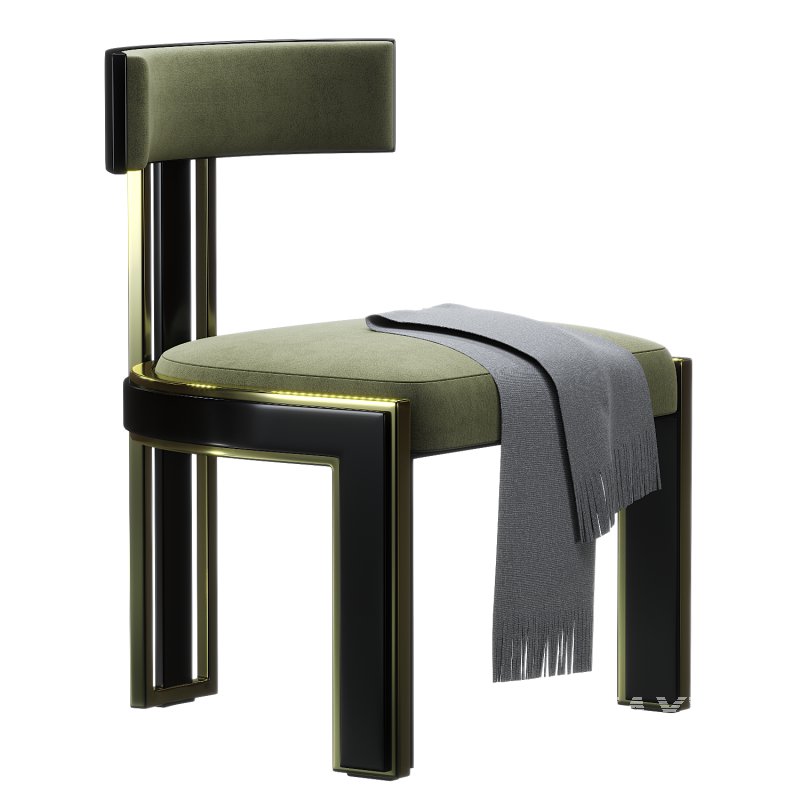 Bellus Dining Chair – Black Lacquer - Image 3